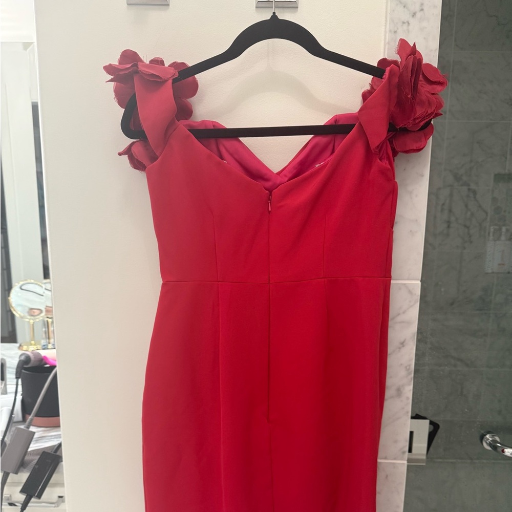 Marchesa NOTTE Vibrant Pink Mini Dress